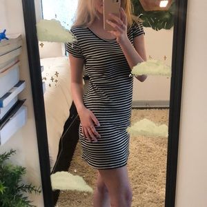 street style T-shirt dress